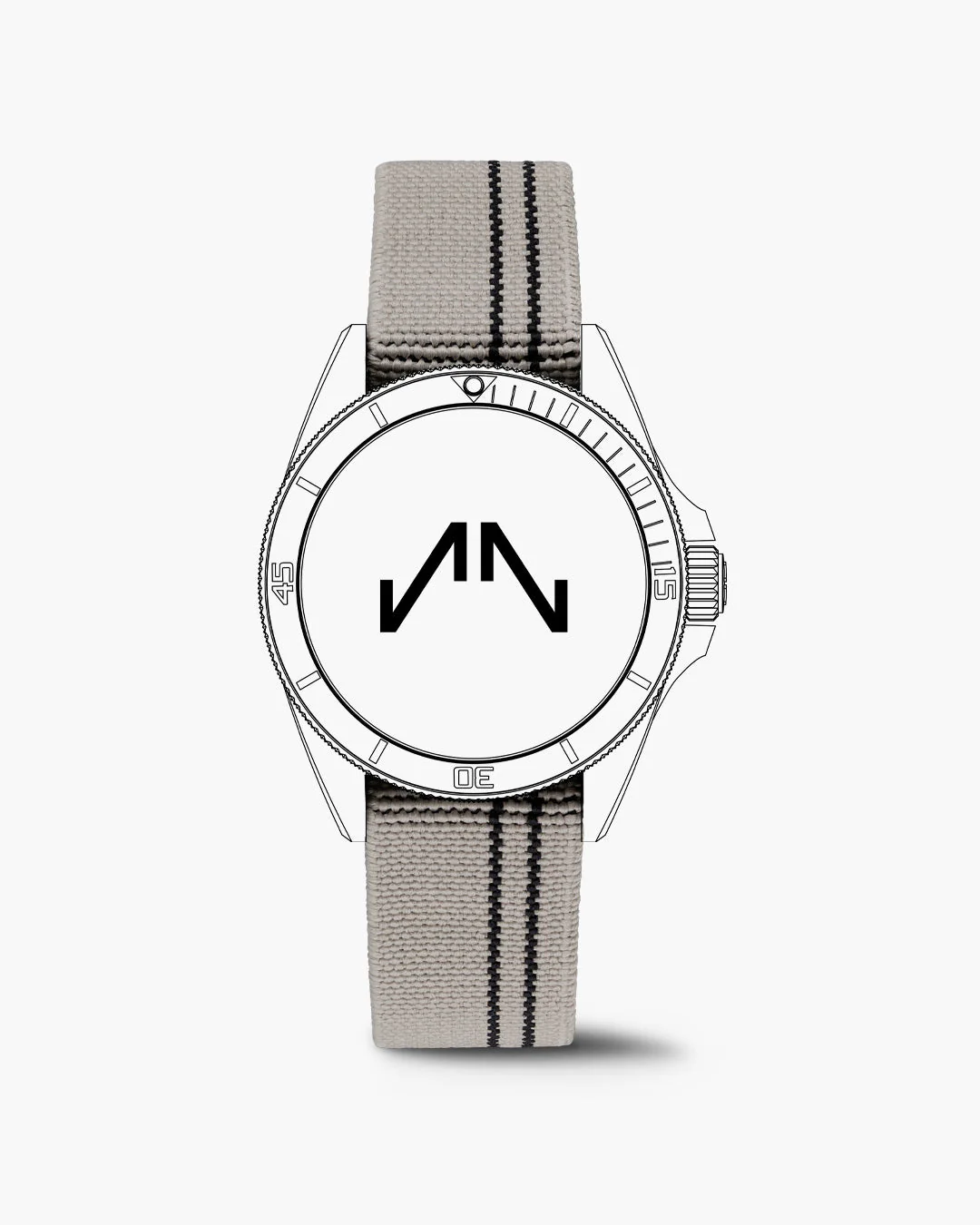 Brown Flex Strap 20mm